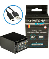 Batteria Platinum con Input USB-C per Sony NP-FV100