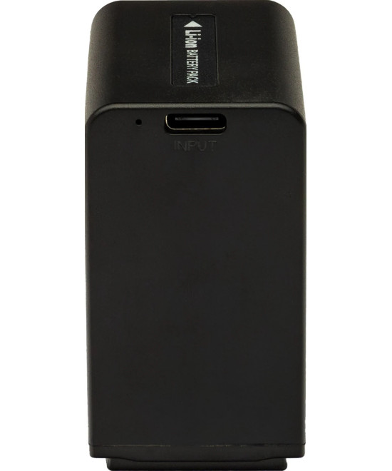Batteria Platinum con Input USB-C per Sony NP-FV100