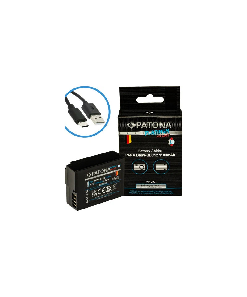 DMW-BLC12 Platinum con USB-C