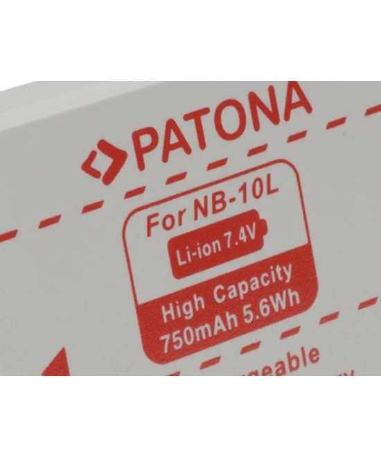 NB-10L 7.4 V 750 mAh