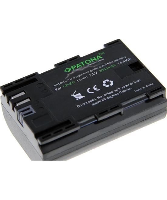 LP-E6 Premium 2000 mAh