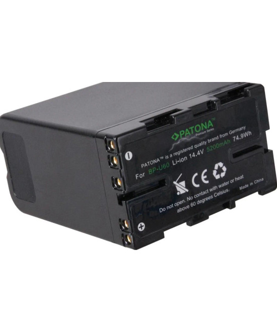BP-U60 Premium 14.4 V 5200 mAh