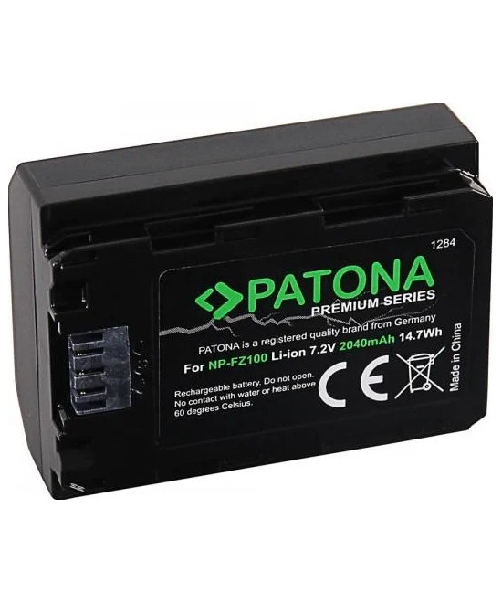 NP-FZ100 Premium 7.2 V 2250 mAh