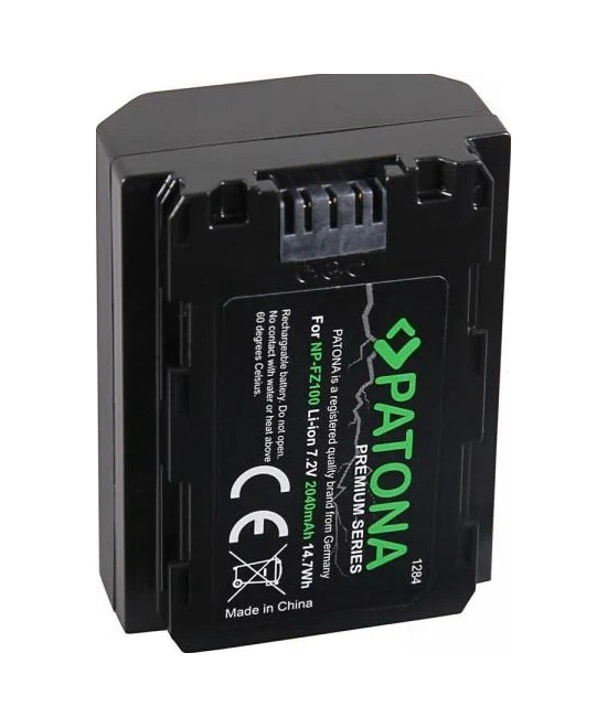 NP-FZ100 Premium 7.2 V 2250 mAh