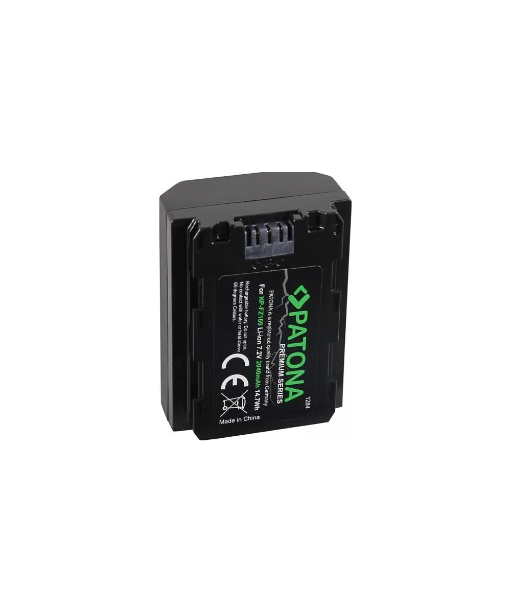 NP-FZ100 Premium 7.2 V 2250 mAh