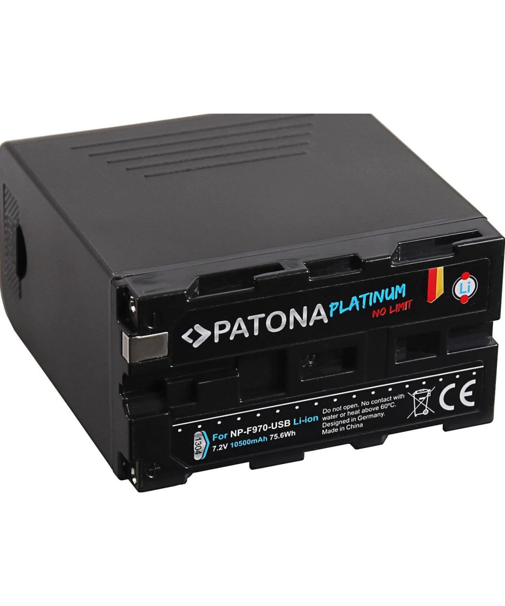 NP-F970 Platinum 10050mAh con porta microUSB