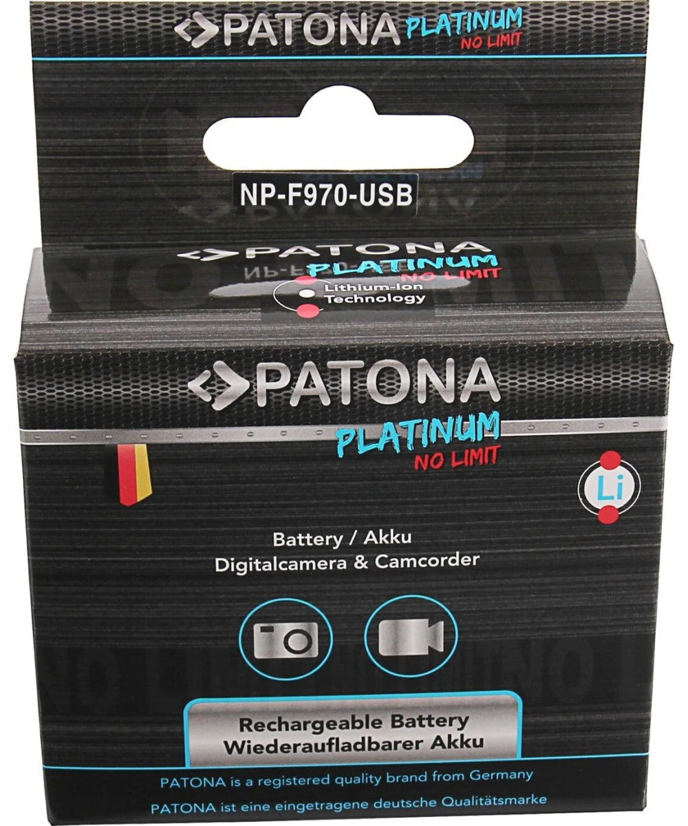 NP-F970 Platinum 10050mAh con porta microUSB