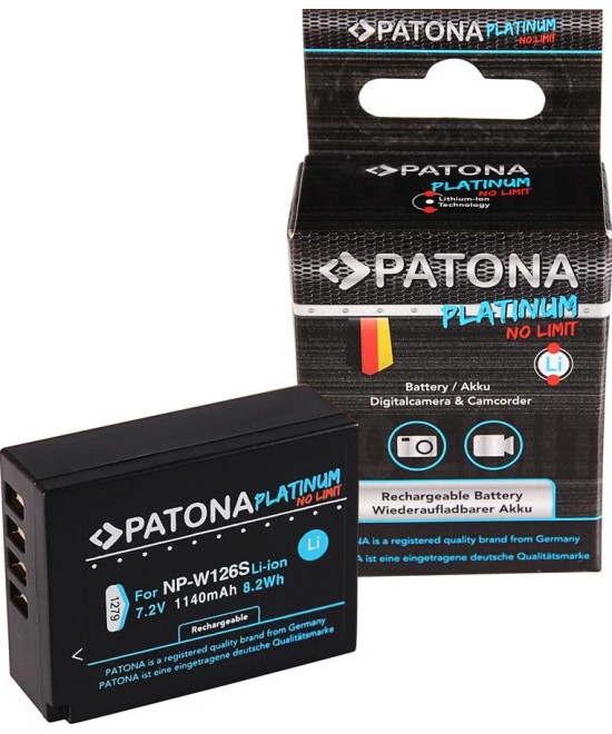 NP-W126S Platinum 7.2 V 1140mAh