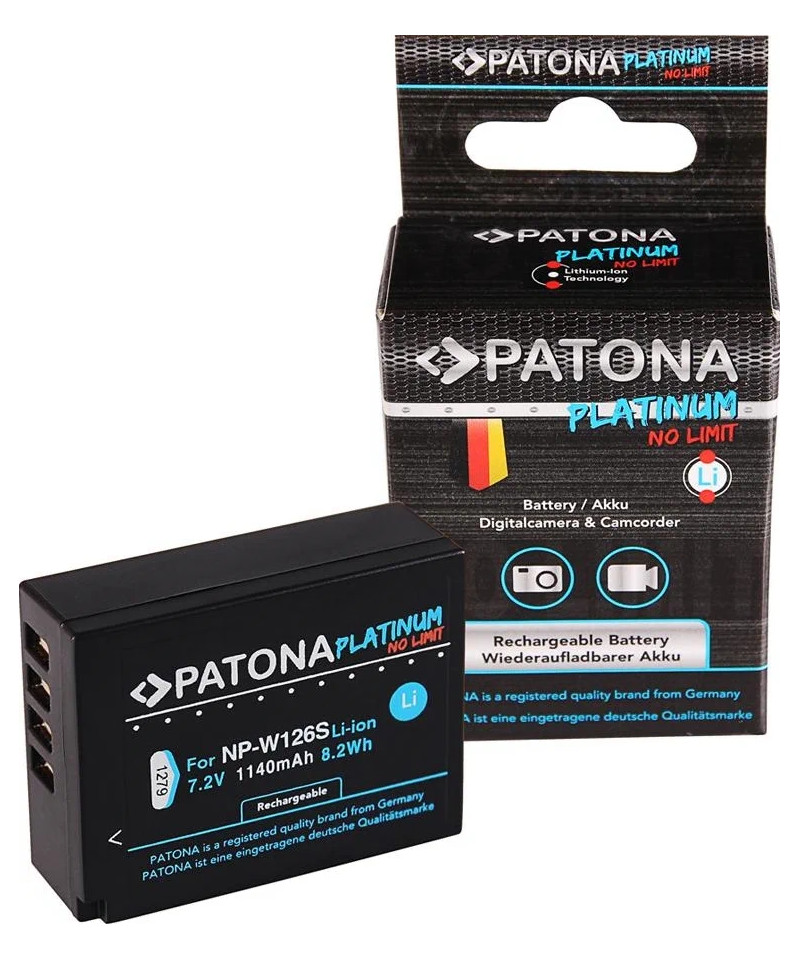 NP-W126S Platinum 7.2 V 1140mAh