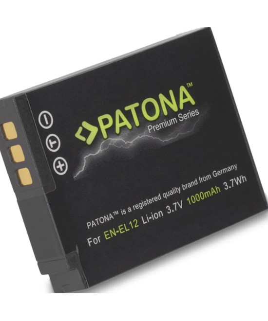 EN-EL12 Premium 3.7 V 1000 mAh per Nikon