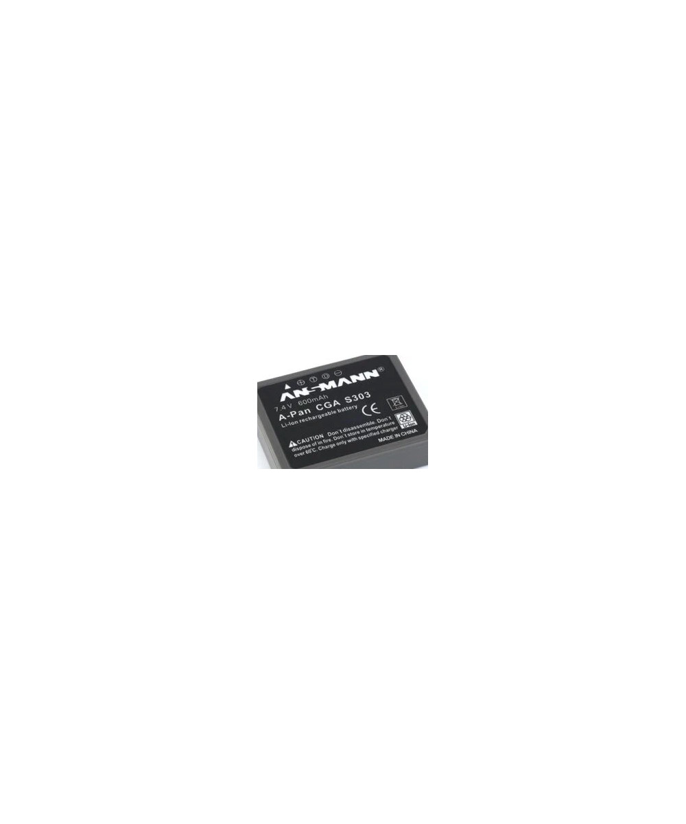 Li-Ion battery pack for cameras A-Pan CGA S 303 Ioni di Litio 700 mAh