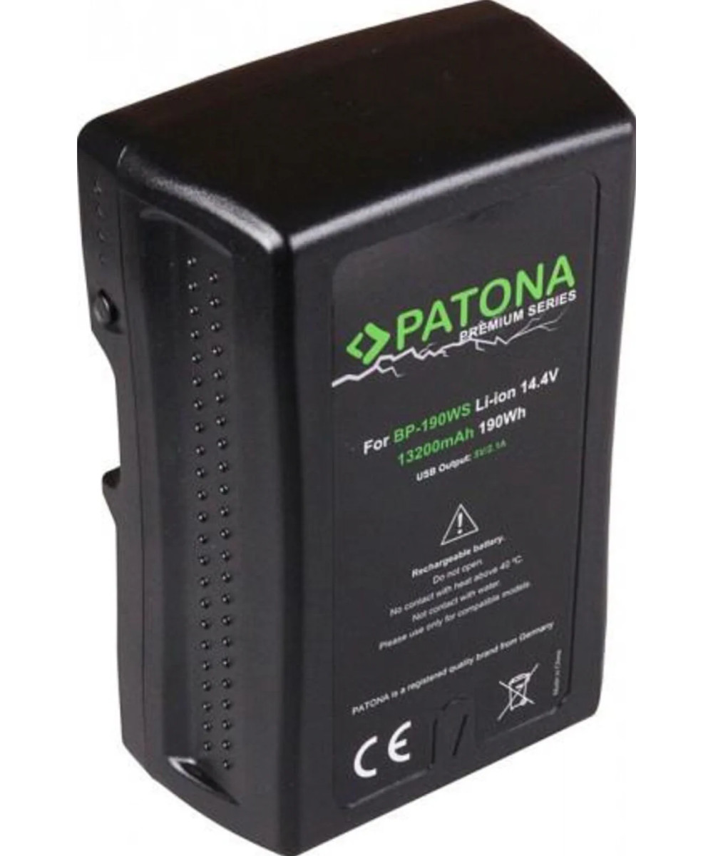 Premium V-Mount 190Wh 14.4V 13200 mAh