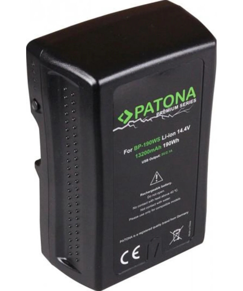 Premium V-Mount 190Wh 14.4V 13200 mAh
