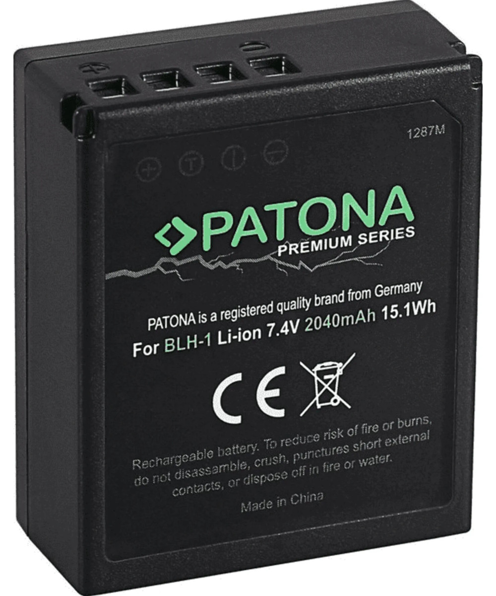 Battery Fully Decoded Olympus BLH-1 OM-D EM-1 MARK 2 EM-1 MARK II BLH-1 E-M1X
