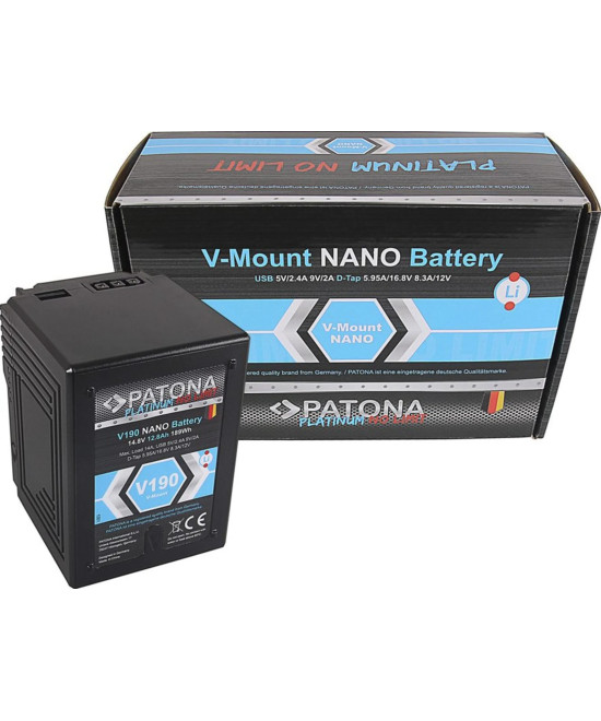 Platinum Nano V-190 V-Mount Batteria 189Wh