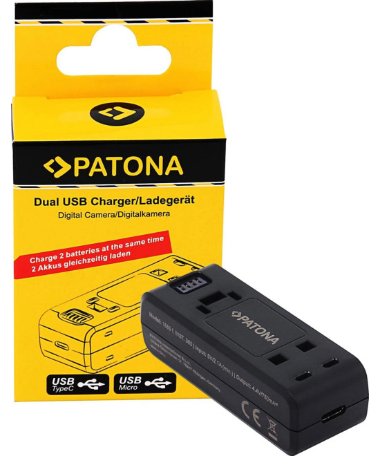 Batteria per telecamera sportiva USB