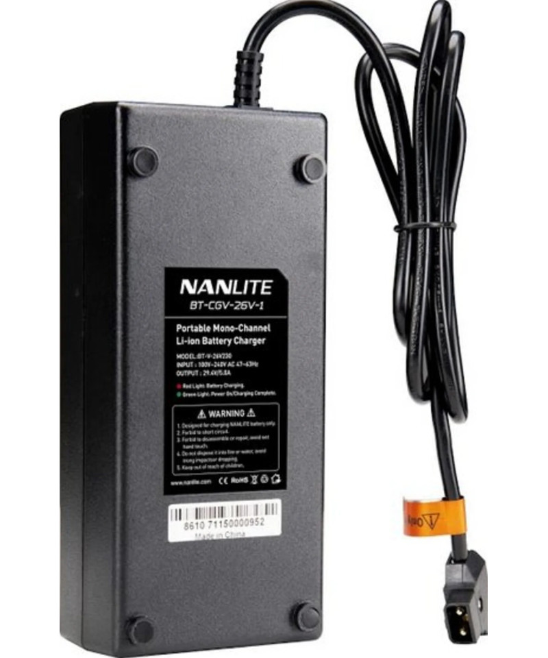 Carica Batteria BT-CGV-26V-1 Singolo per 26V V-Mount