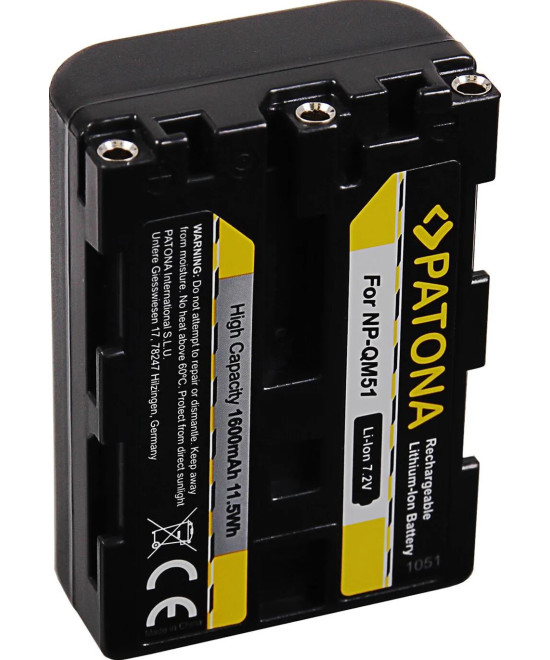 Batteria Sony NP-FM55 QM51 FM50 DSLR-A100