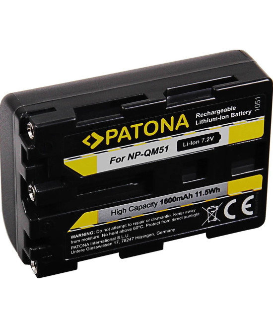 Batteria Sony NP-FM55 QM51 FM50 DSLR-A100