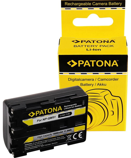 Batteria Sony NP-FM55 QM51 FM50 DSLR-A100