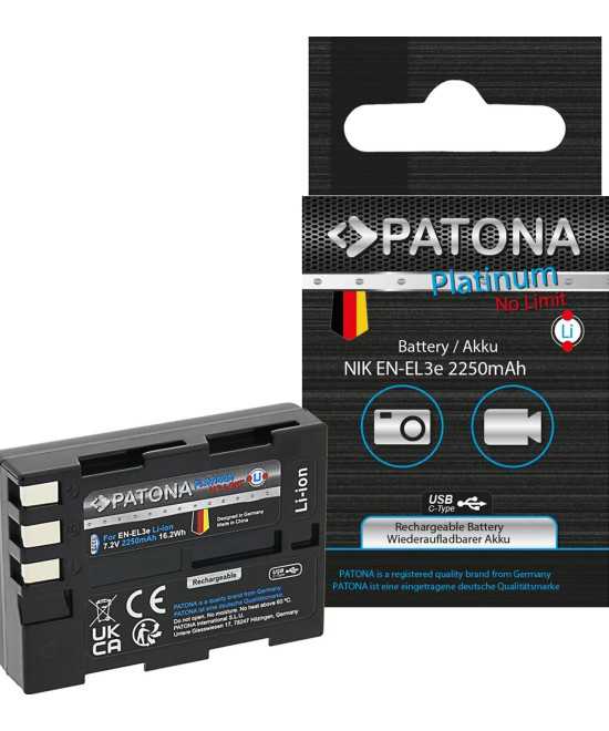 EN-EL3e Platinum con porta USB-C