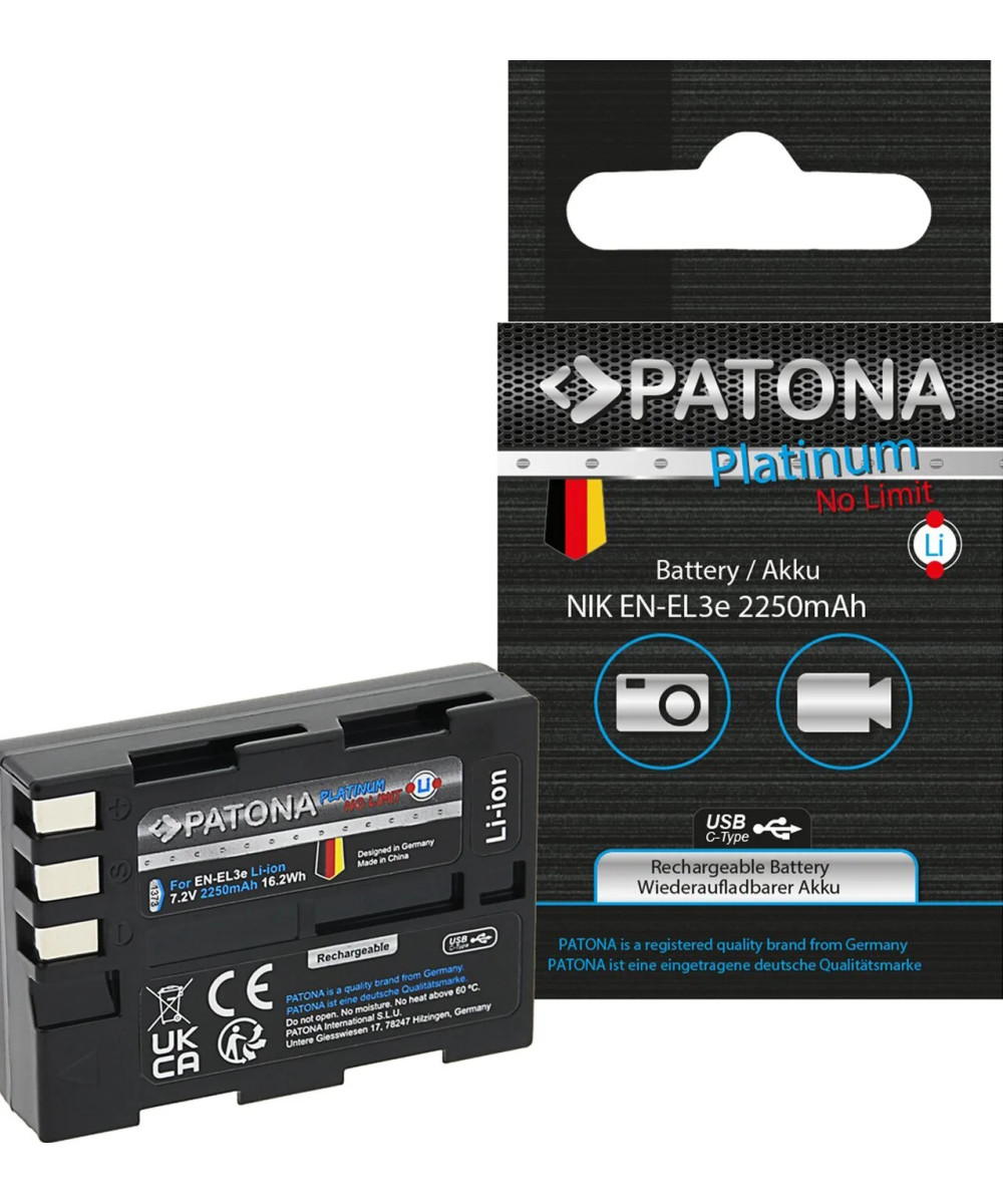 EN-EL3e Platinum con porta USB-C