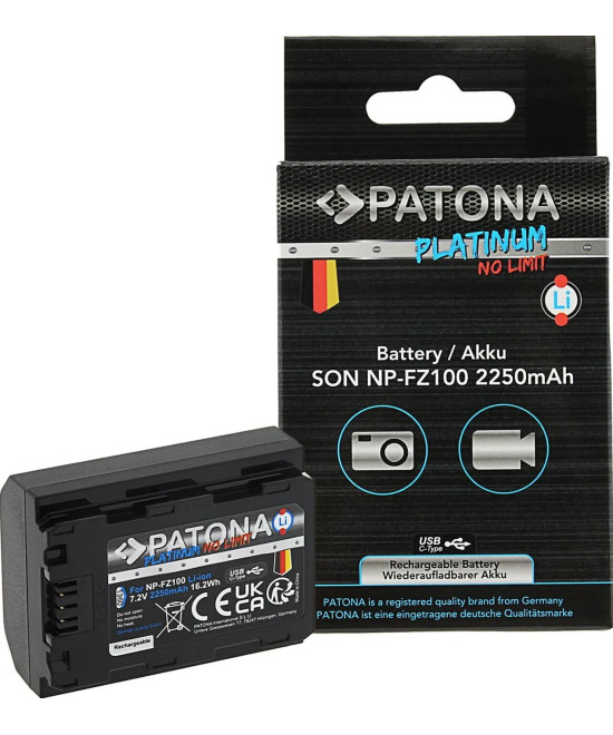NP-FZ100 Platinum con porta USB-C