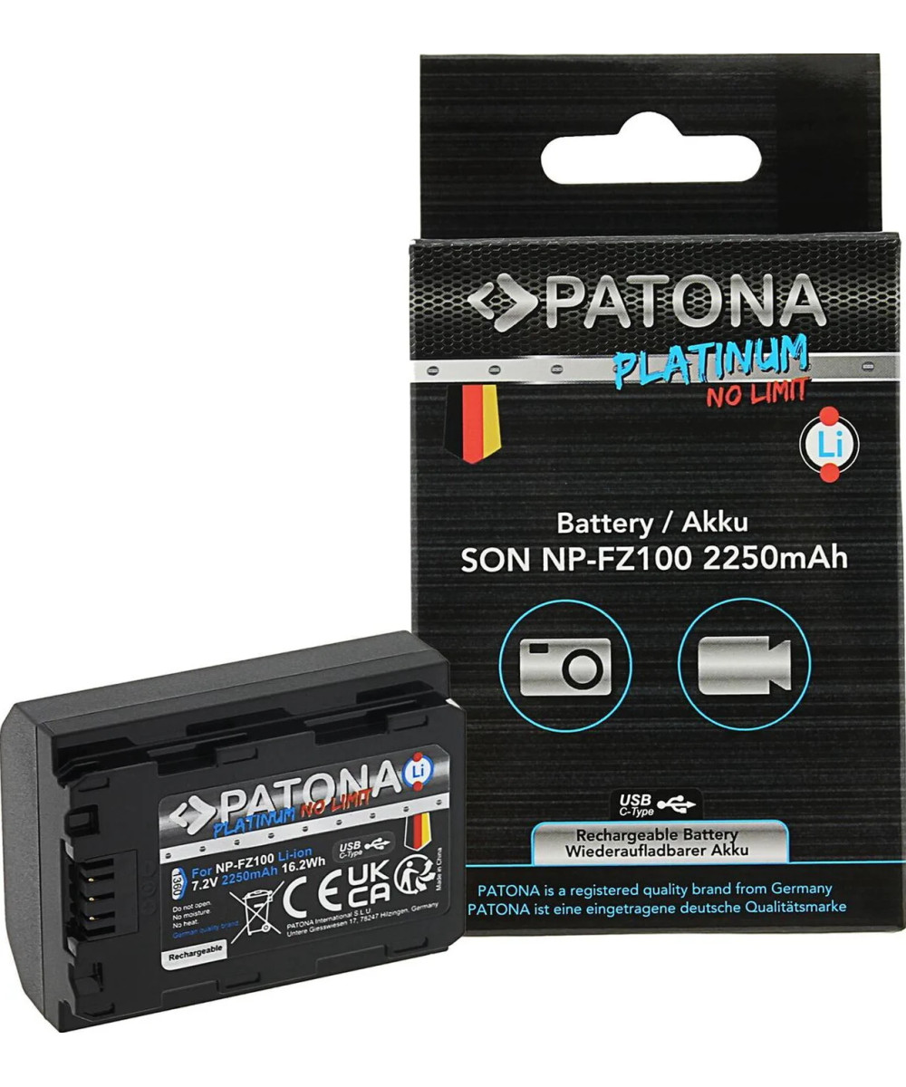 NP-FZ100 Platinum con porta USB-C