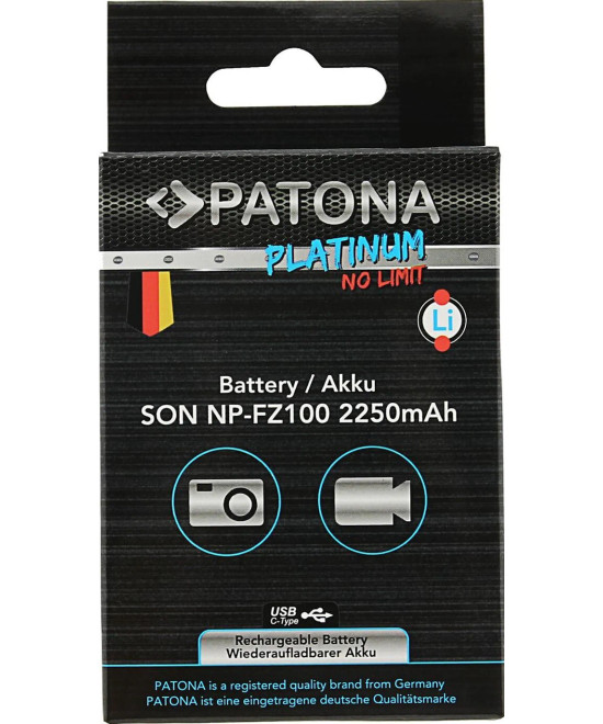 NP-FZ100 Platinum con porta USB-C