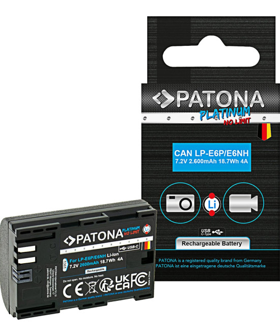 LP-E6P Platinum con ingresso USB-C