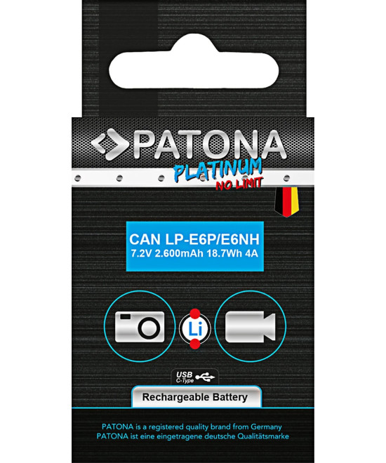LP-E6P Platinum con ingresso USB-C