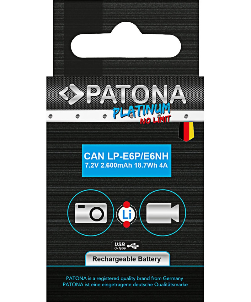 LP-E6P Platinum con ingresso USB-C