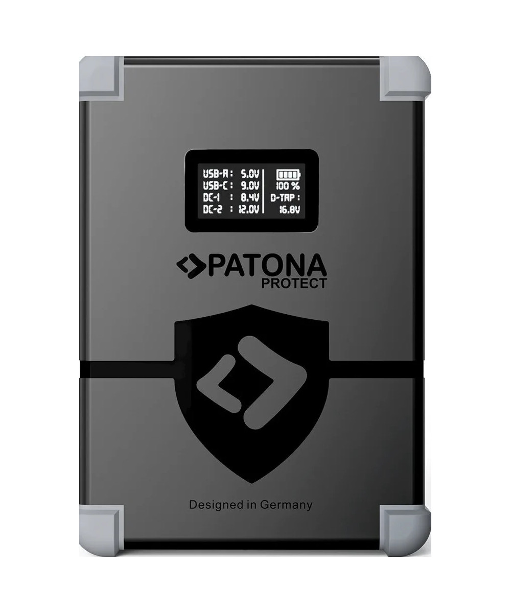 Protect Battery V-Mount Nano V99-PD65 con Display  SB-C PD100W, USB-A, D-Tap, 2x DC-out