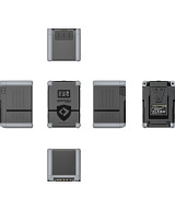 Protect Battery V-Mount Nano V155-PD100 con Display USB-C PD100W, USB-A, D-Tap, 2x DC-out