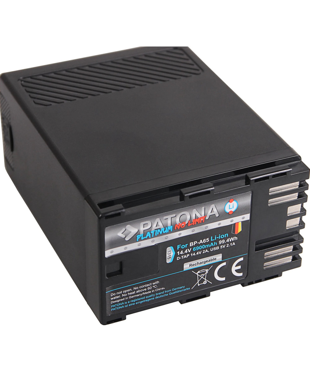 1315 Battery Platinum per Canon BP-A65