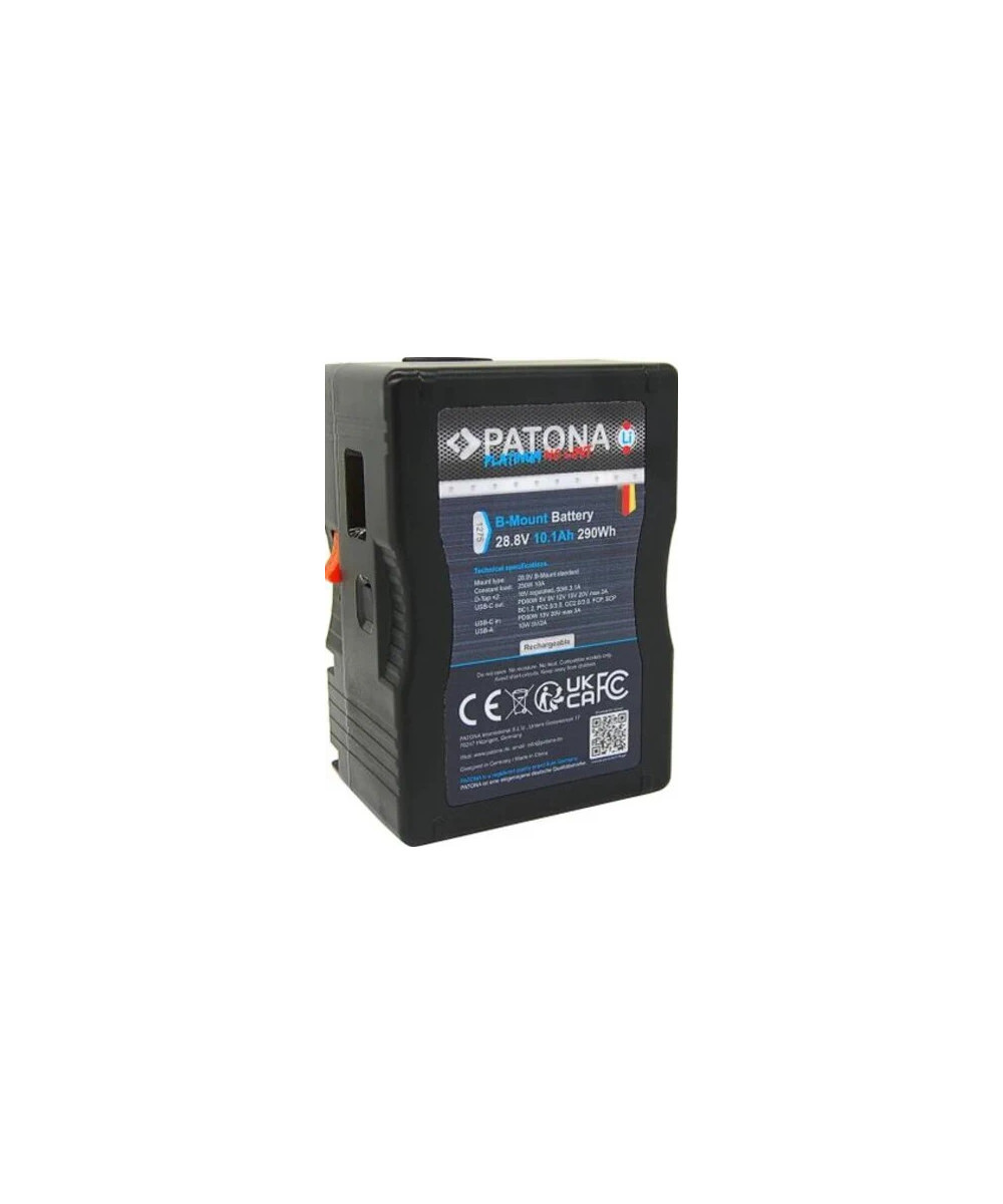 Batteria Platinum B-Mount con USB-C Input e Output 2xD-Tap 16V