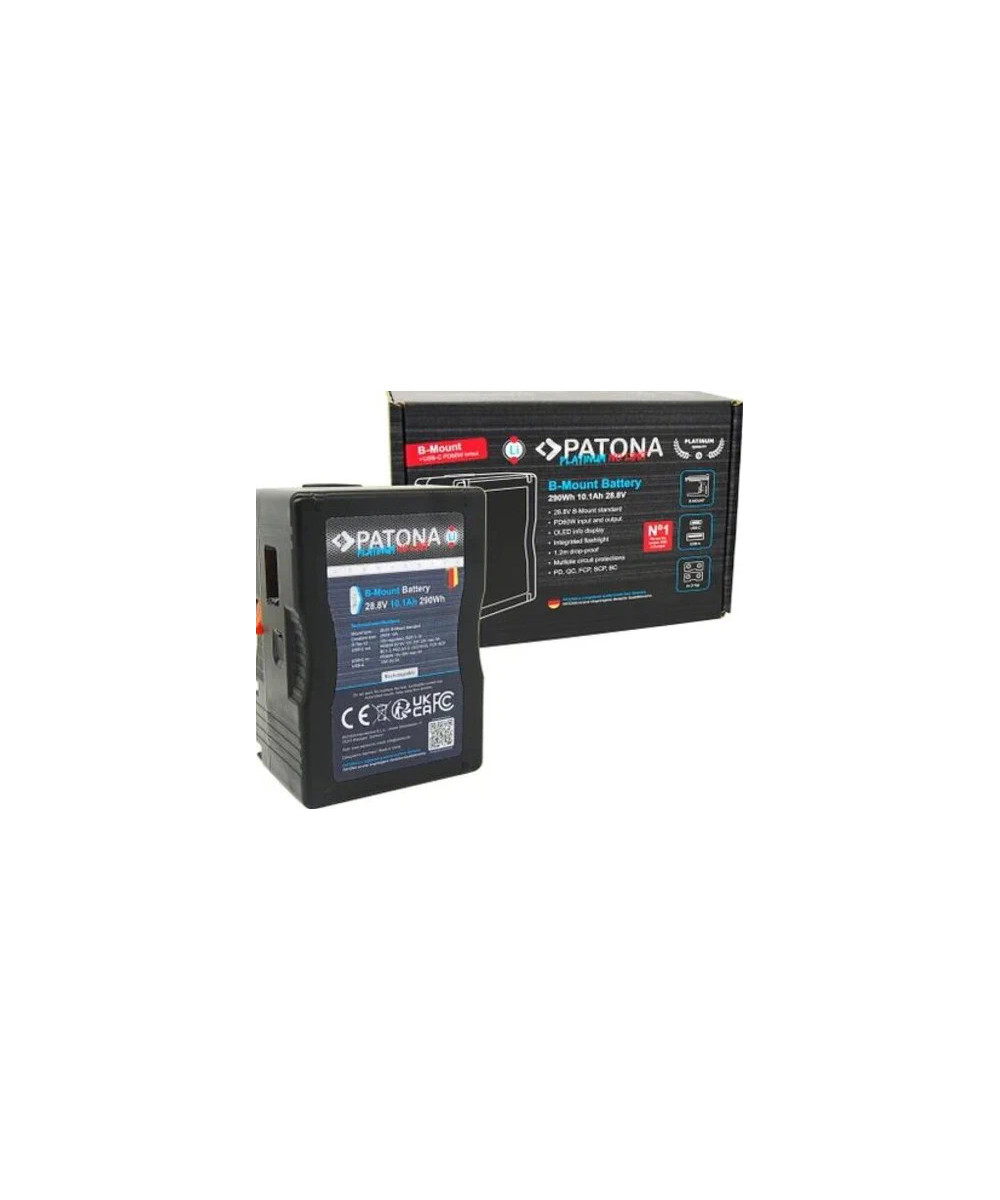 Batteria Platinum B-Mount con USB-C Input e Output 2xD-Tap 16V