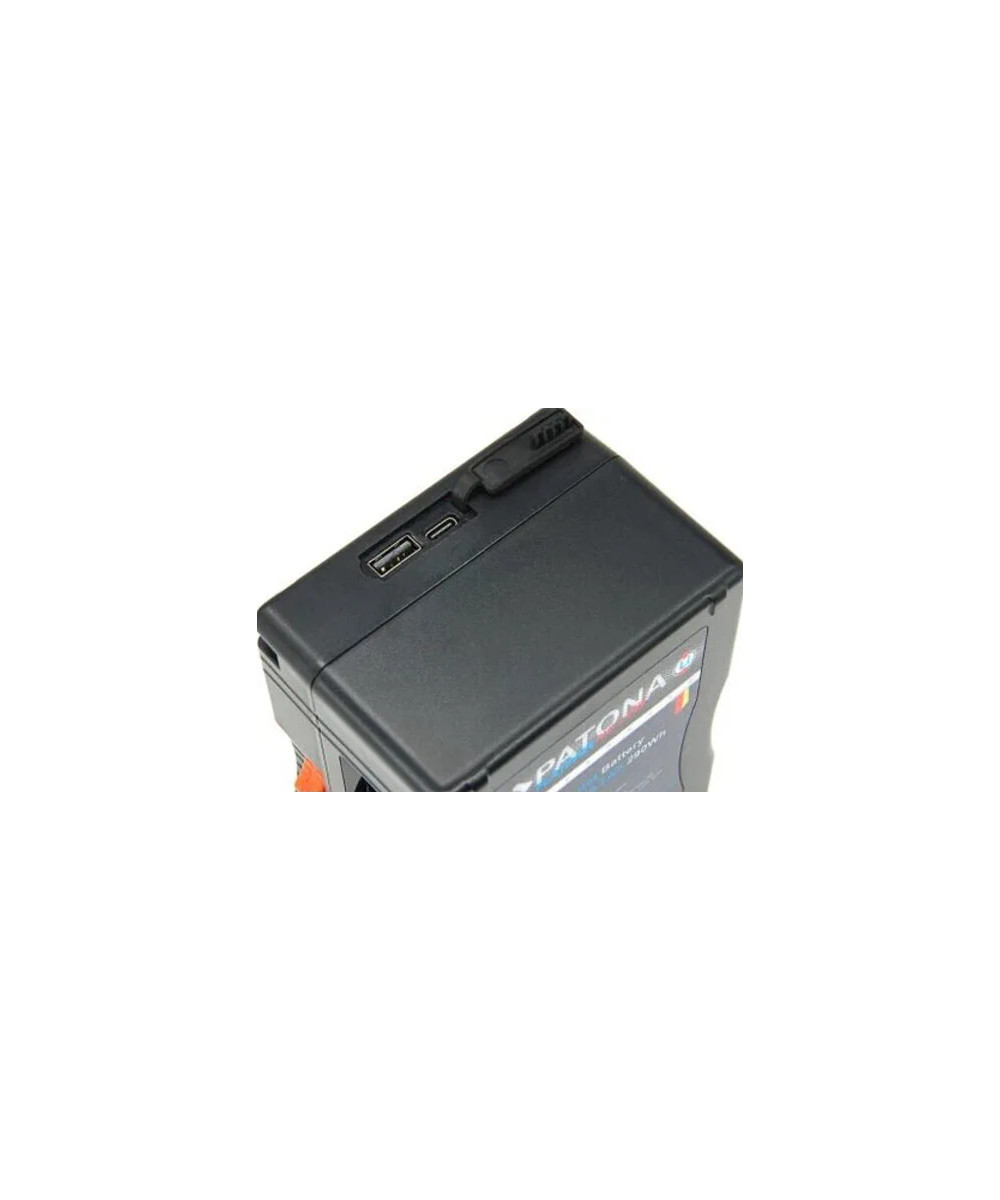 Batteria Platinum B-Mount con USB-C Input e Output 2xD-Tap 16V