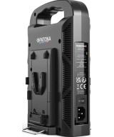 Caricabatterie Platinum a 2 canali per V-mount 6A*2 USB-C:PD100W out incluso cavo XLR a 4 pin