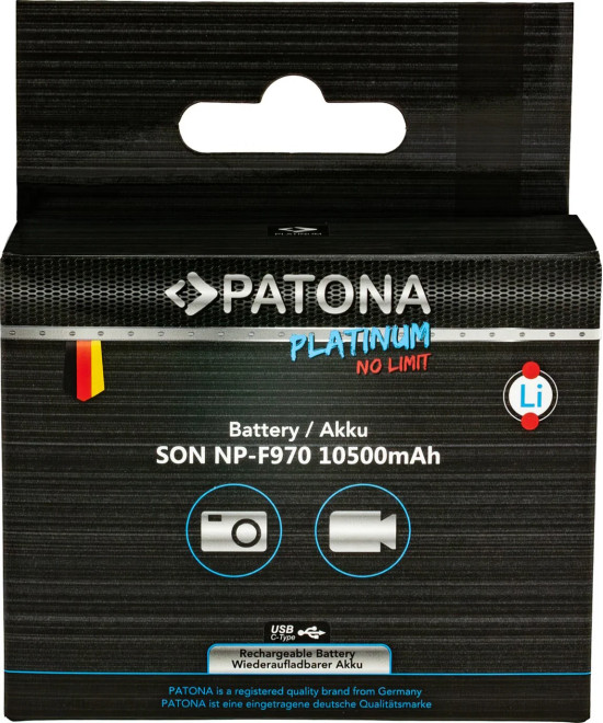 NP-F970 Platinum con PD20W  USB-C