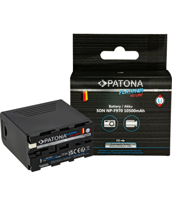 NP-F970 Platinum con PD20W  USB-C