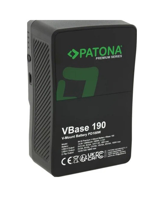 Premium V-Mount VBase 190 PD100W 190Wh