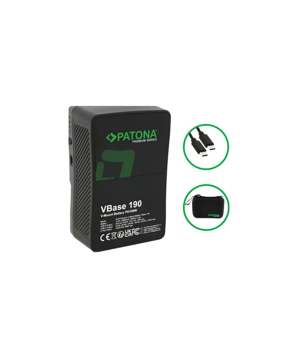 Premium V-Mount VBase 190 PD100W 190Wh