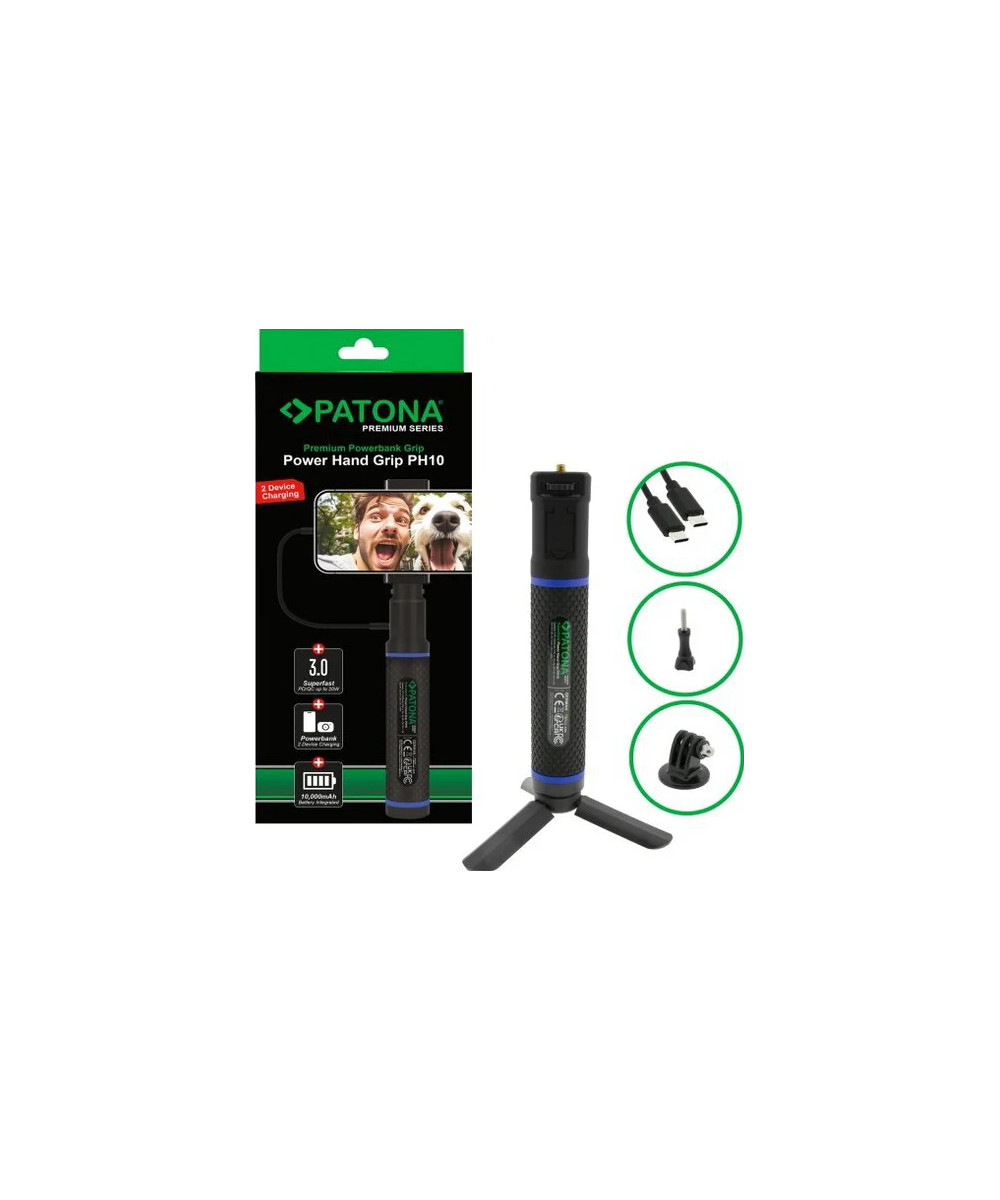 PATONA PREMIUM GRIP POWER HAND PH10 CON POWER BANK