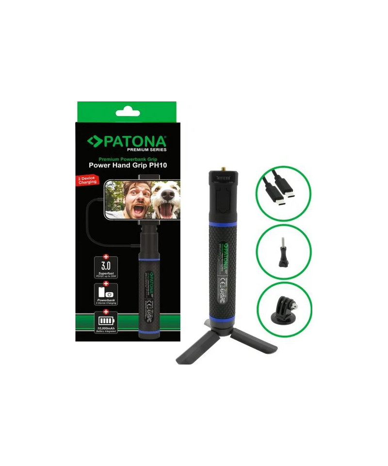 PATONA PREMIUM GRIP POWER HAND PH10 CON POWER BANK