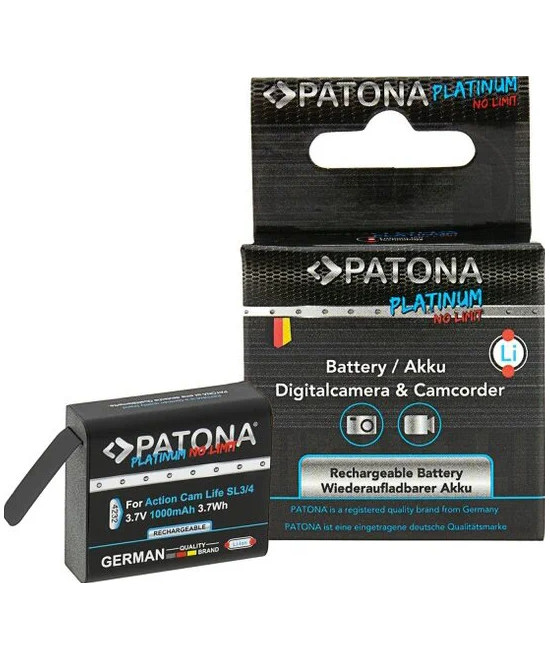 Batteria Platinum per Action Cam Life SL3 e SL4