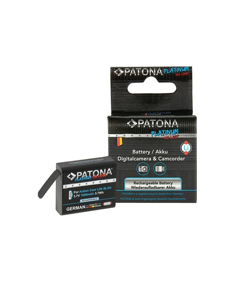Batteria Platinum per Action Cam Life SL3 e SL4