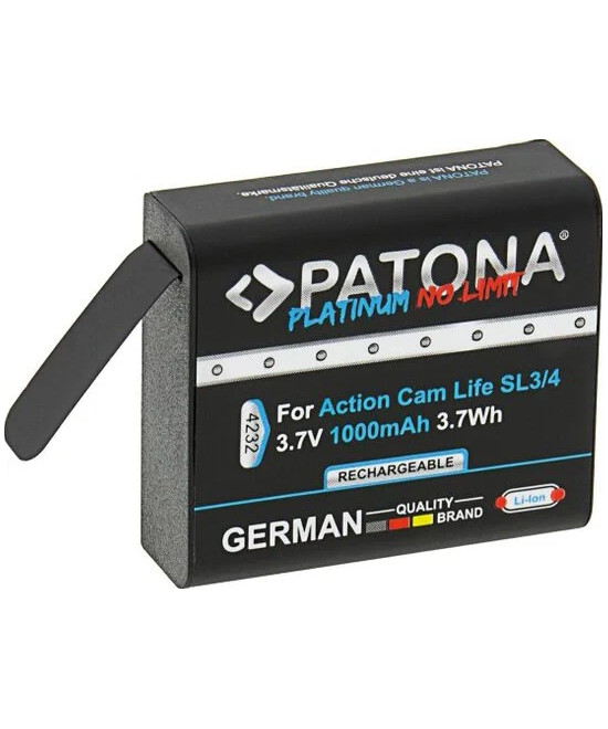 Batteria Platinum per Action Cam Life SL3 e SL4