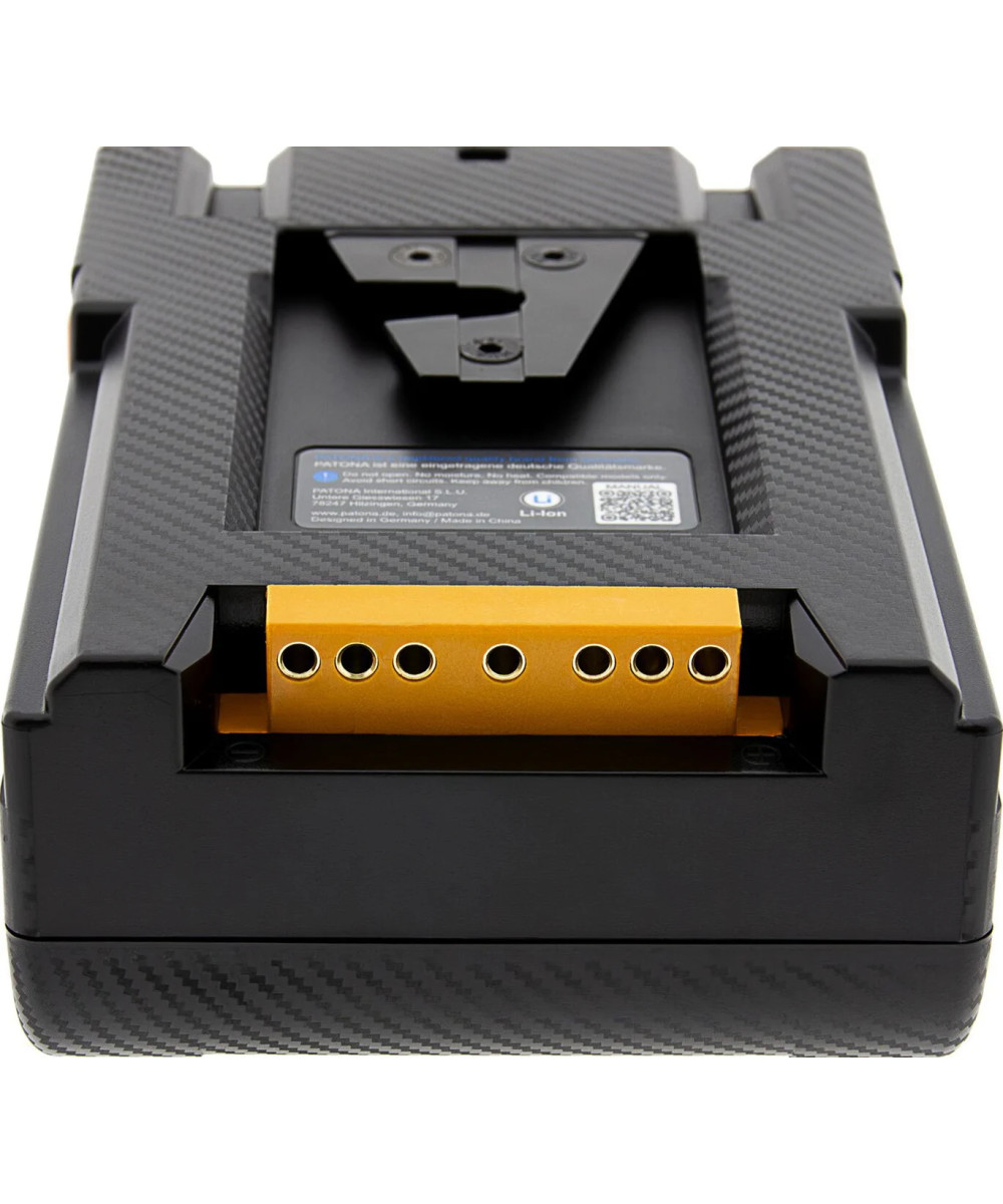 Batteria Platinum V-Mount BP-75W PD65 74Wh USB-C USB-A 2xD-Tap DC-out