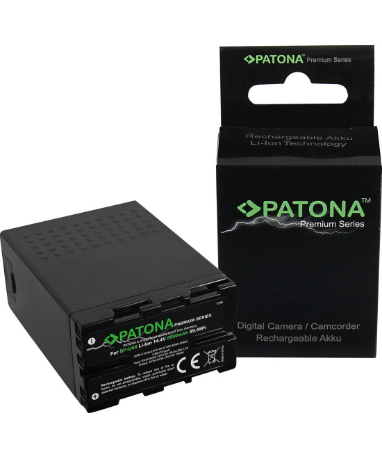 Premium per Sony BP-U68 BP-U65 BP-U60 6900mAh incl. D-Tap e porte USB